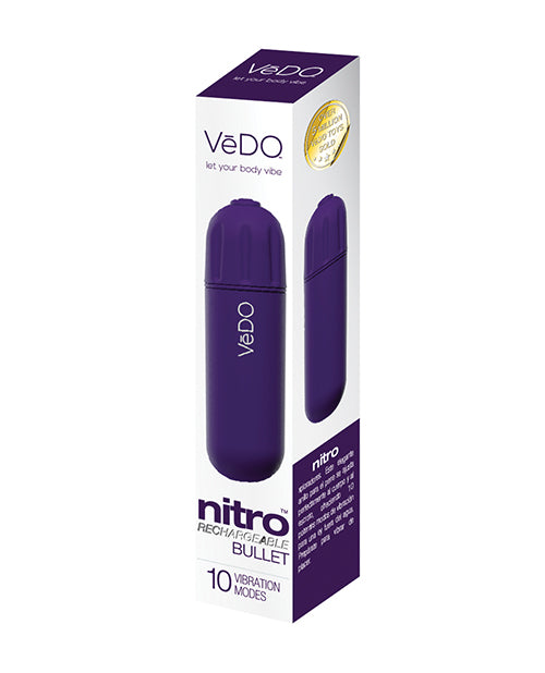 VeDO Nitro Rechargeable Bullet Vibe - Purple