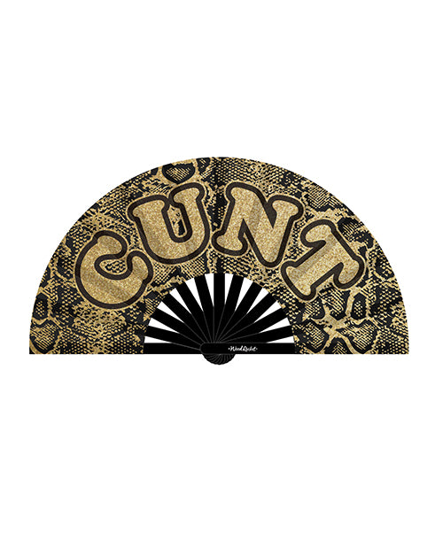 Wood Rocket Cunt Fan - Leopard