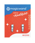 Wood Rocket Magic Wand Micro Earrings