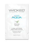 Wicked Sensual Care Simply Aqua Water Based Lubricant - .1 oz