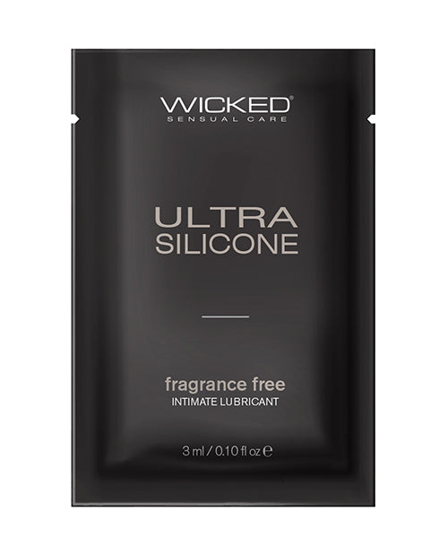 Wicked Sensual Care Ultra Silicone Based Lubricant - .1 oz Fragrance Free