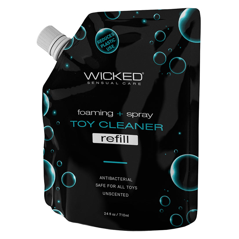 Wicked Sensual Care Foaming and Spray Toy Cleaner Refill Pouch