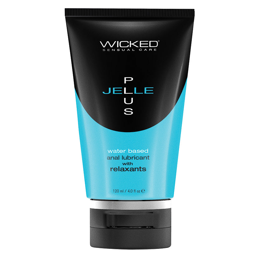 Wicked Sensual Care Aqua Jelle Plus Anal Lubricant with Relaxants 4oz