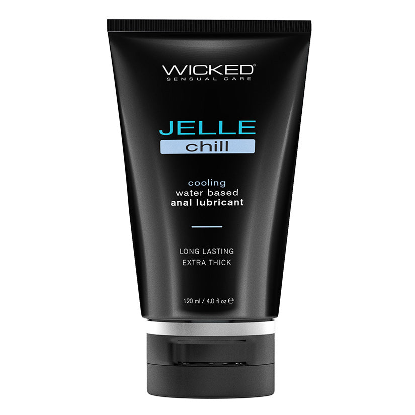 Wicked Sensual Care Jelle Chill Cooling Waterbased Anal Lubricant 4oz