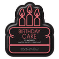 Wicked Sensual Care  Aqua Flavored Birthday Cake Foil Pack 3ML