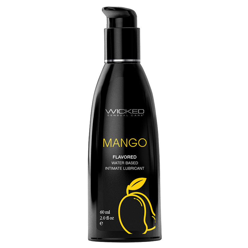 Wicked Sensual Care Aqua Flavored Lube-Mango 2oz