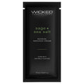 Wicked Sensual Care Sensual Massage Cream-Sage + Sea Salt Scented 10ml Foil