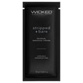 Wicked Sensual Care Sensual Massage Cream-Stripped + Bare Unscented 10ml Foil