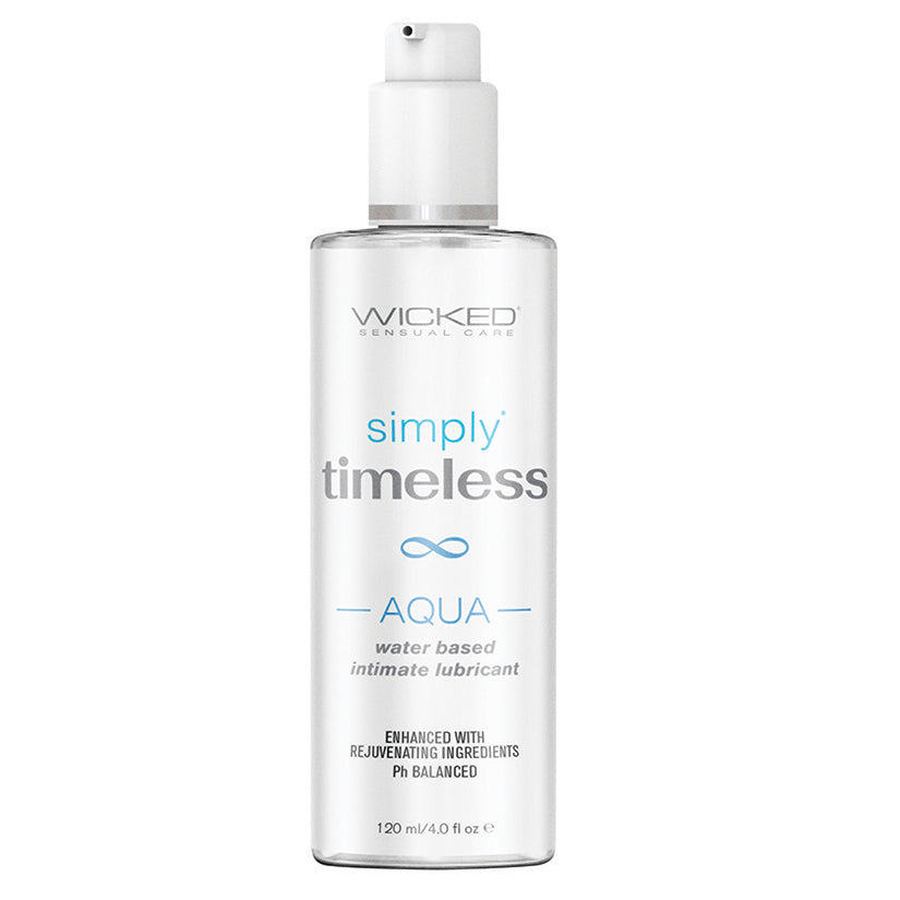 Wicked Sensual Care Simply Timeless Aqua Water-Based Lubricant 4oz
