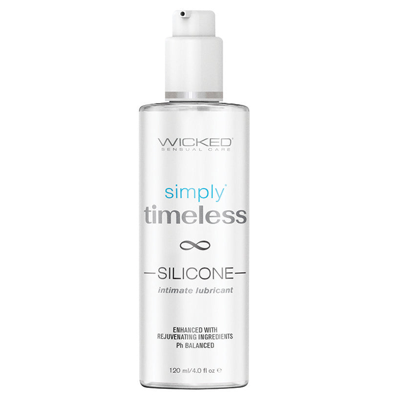 Wicked Sensual Care Simply Timeless Silicone Based Lubricant 4oz
