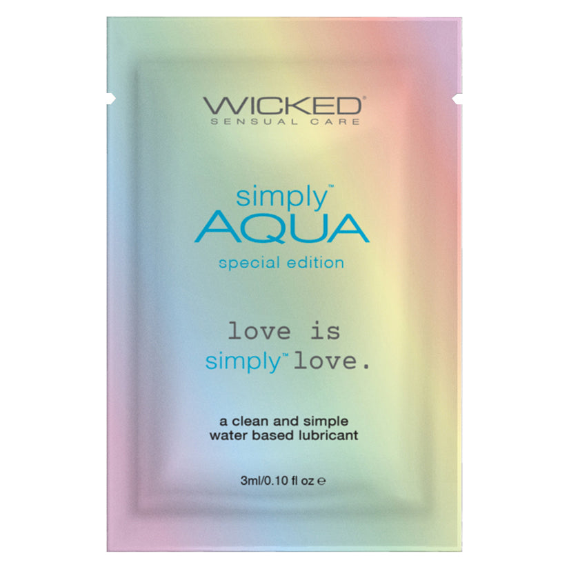 Wicked Sensual Care Sensual Simply Aqua Special Edition Foil Pack 3ml