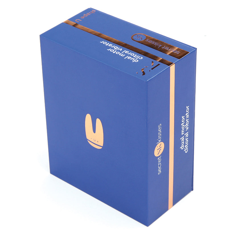 Secret Kisses Dual Motor Clitoral Vibrator-Blue [WS $50.00]