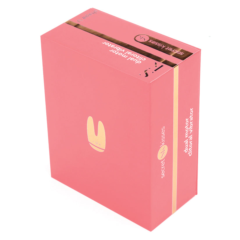 Secret Kisses Dual Motor Clitoral Vibrator-Coral [WS $50.00]