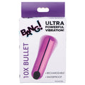 Bang! 10X Rechargeable Vibrating Metallic Bullet-Purple [WS $12.25]