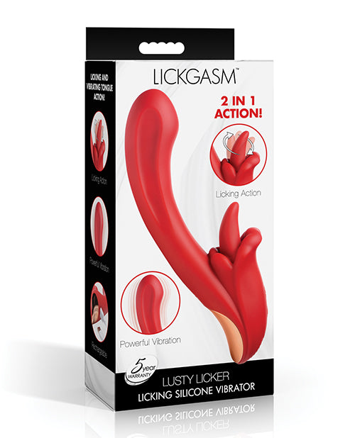 Lickgasm Lusty Licker Licking Silicone Vibrator