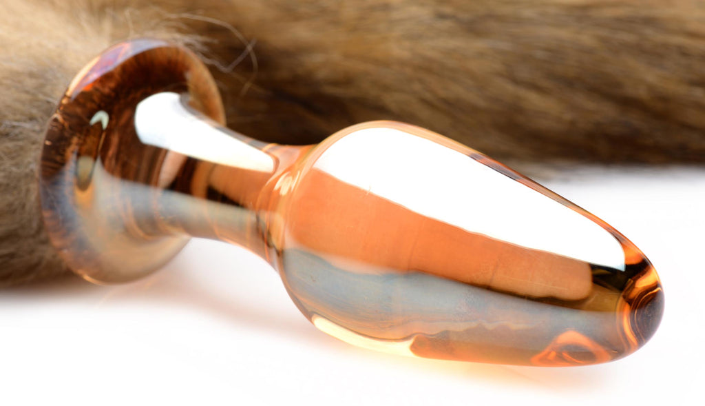 Tailz Fox Tail Anal Plug-Glass