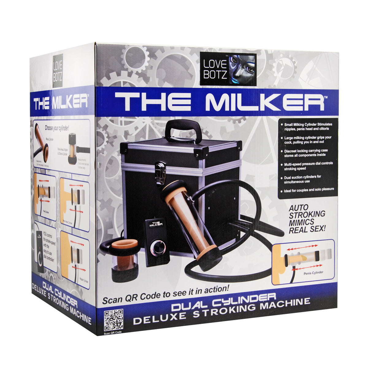 The Milker Dual Cylinder Deluxe Stroking Machine