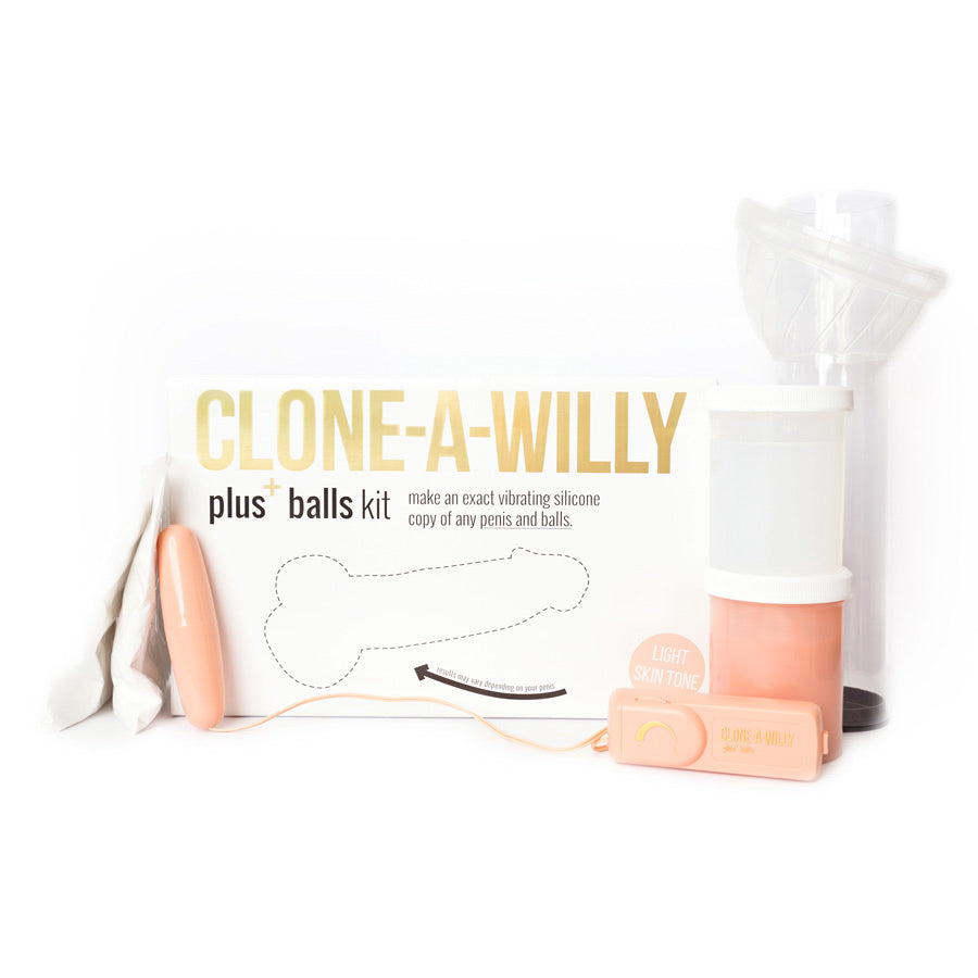 Clone-A-Willy Plus+ Balls Kit-Light Skin Tone