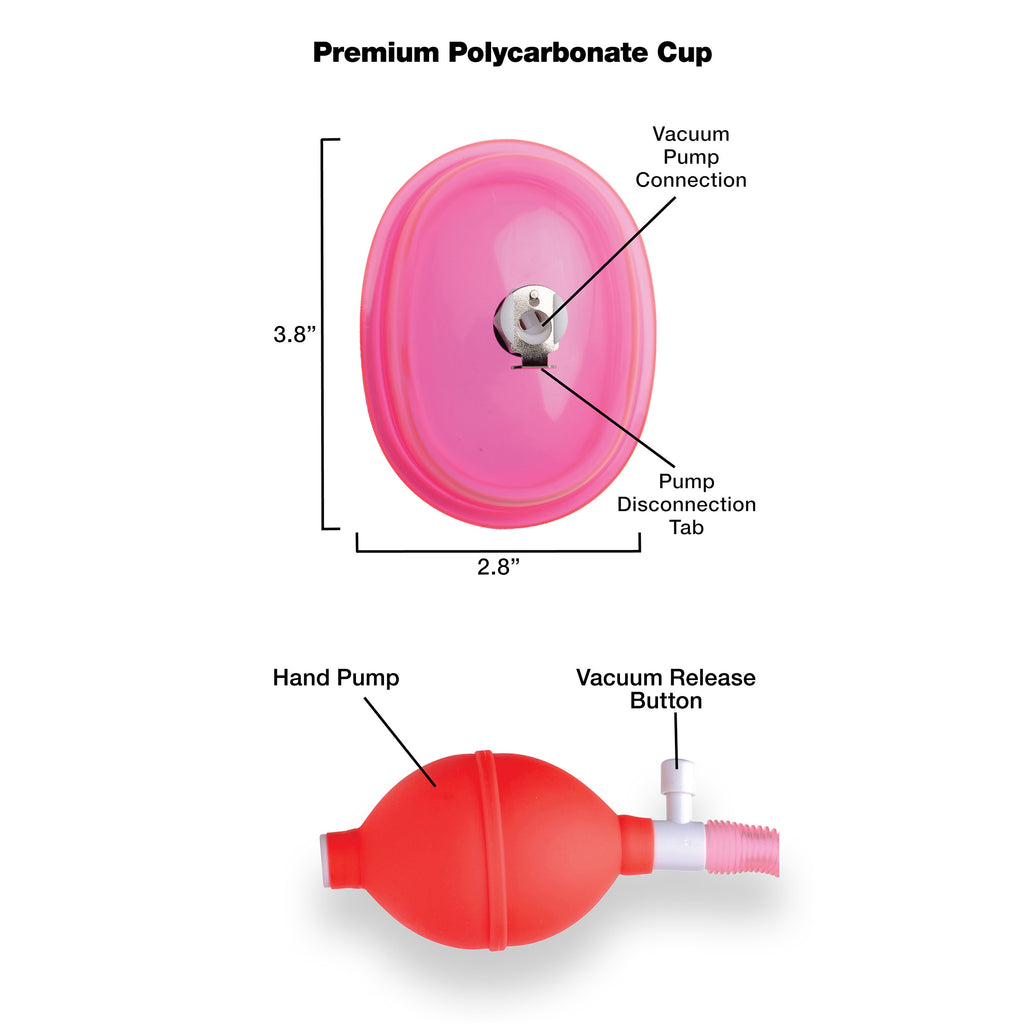 Size Matters Vaginal Pump 3.8" Small Cup