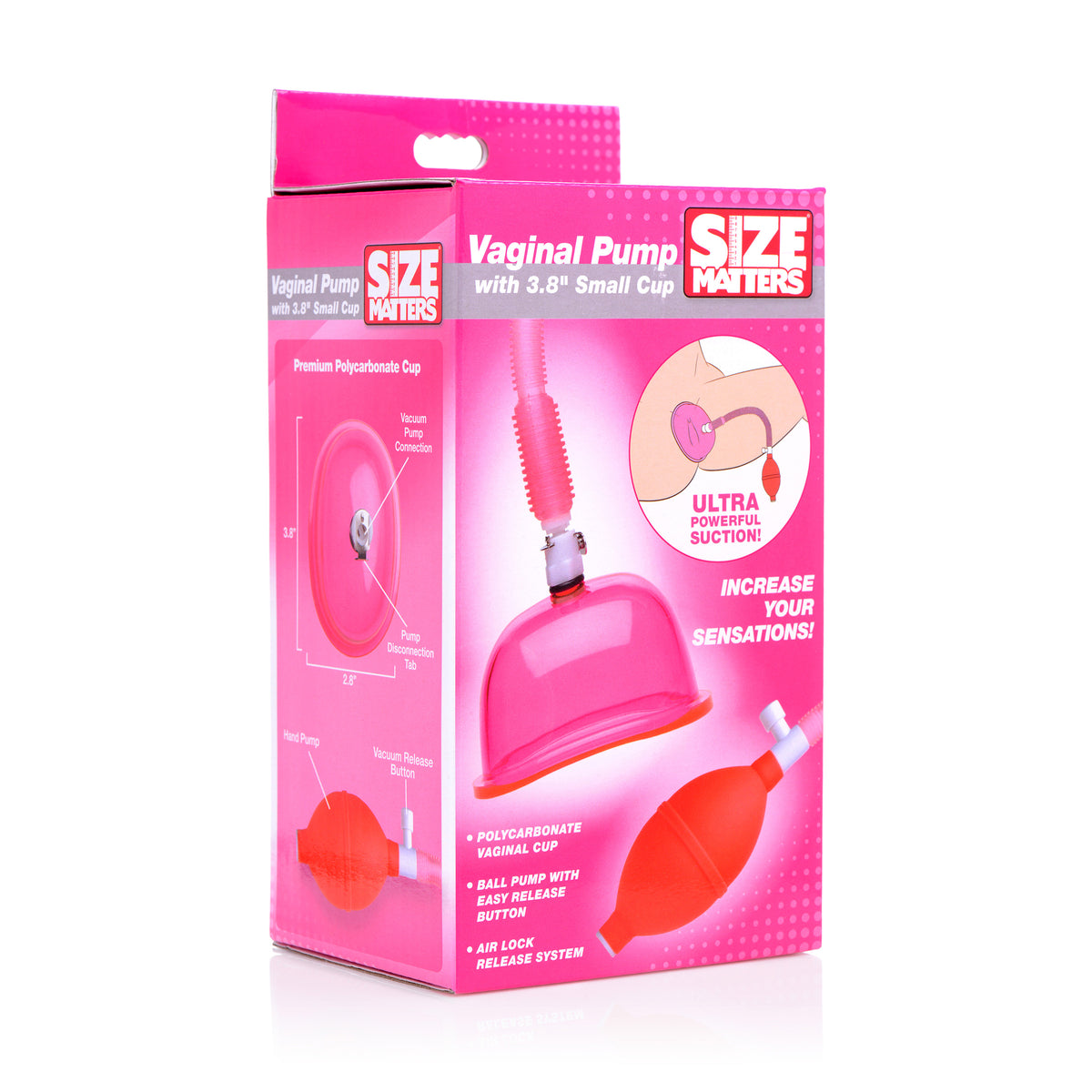 Size Matters Vaginal Pump 3.8" Small Cup
