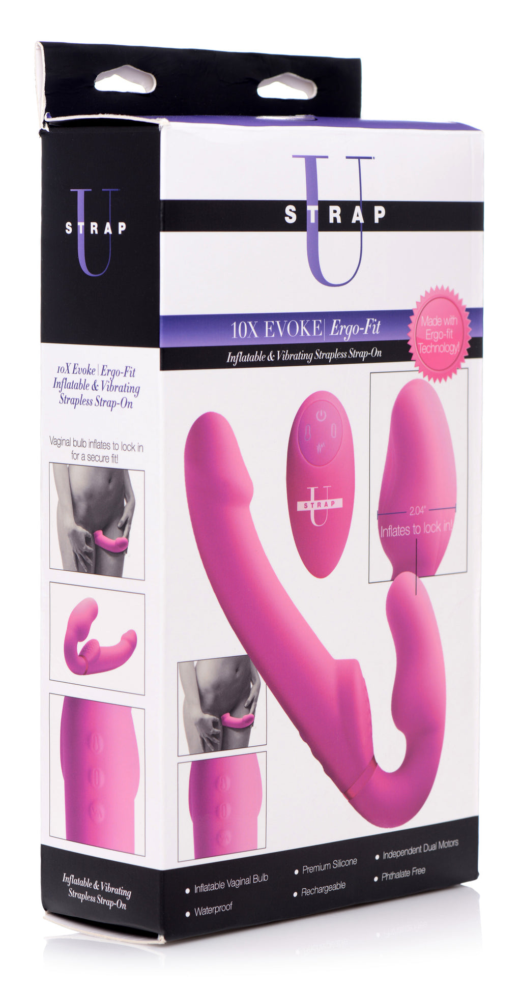 Strap U 10X Evoke Ergo-Fit Strapless Strap-On