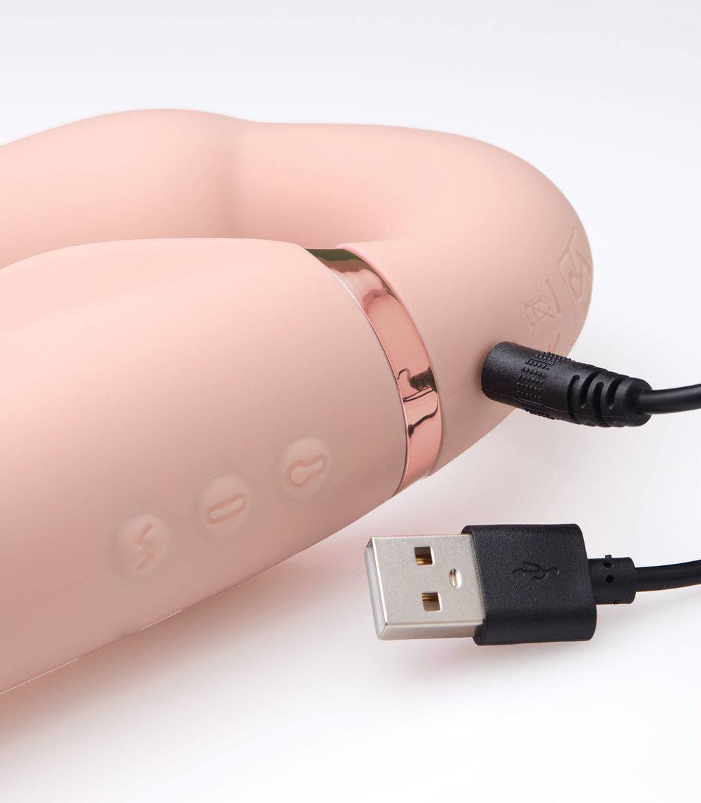 Strap U Inflatable Vibrating Silicone Ergo Fit Strapless Strap-On