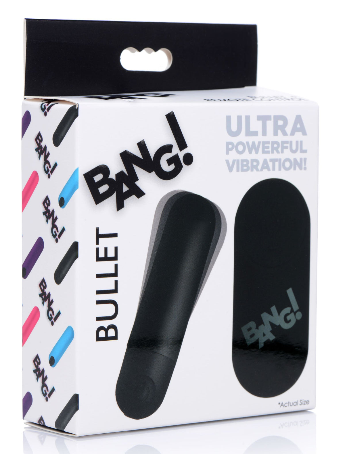 Bang Vibrating Bullet with Remote Control-Black