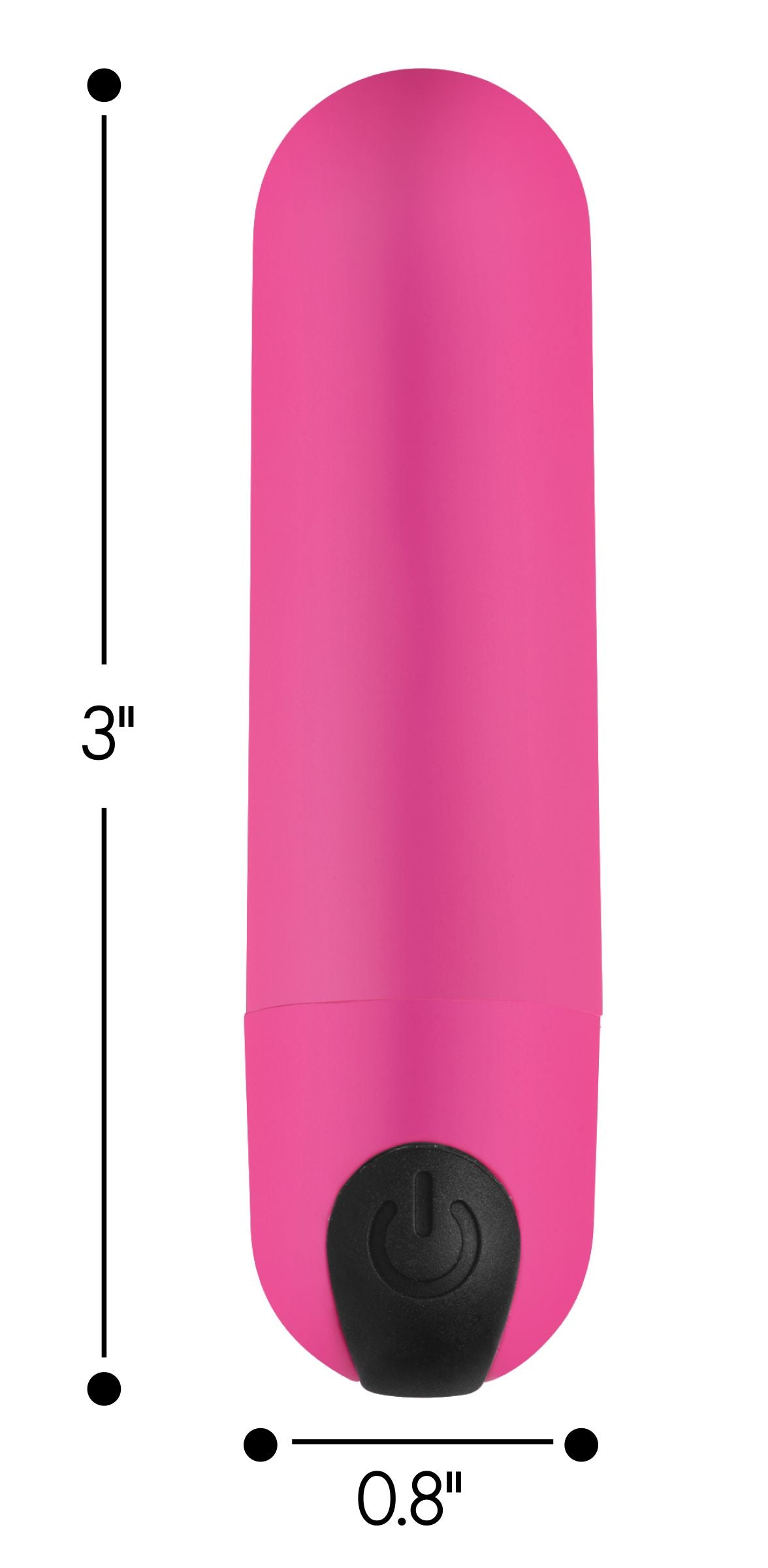 Bang Vibrating Bullet with Remote Control-Pink
