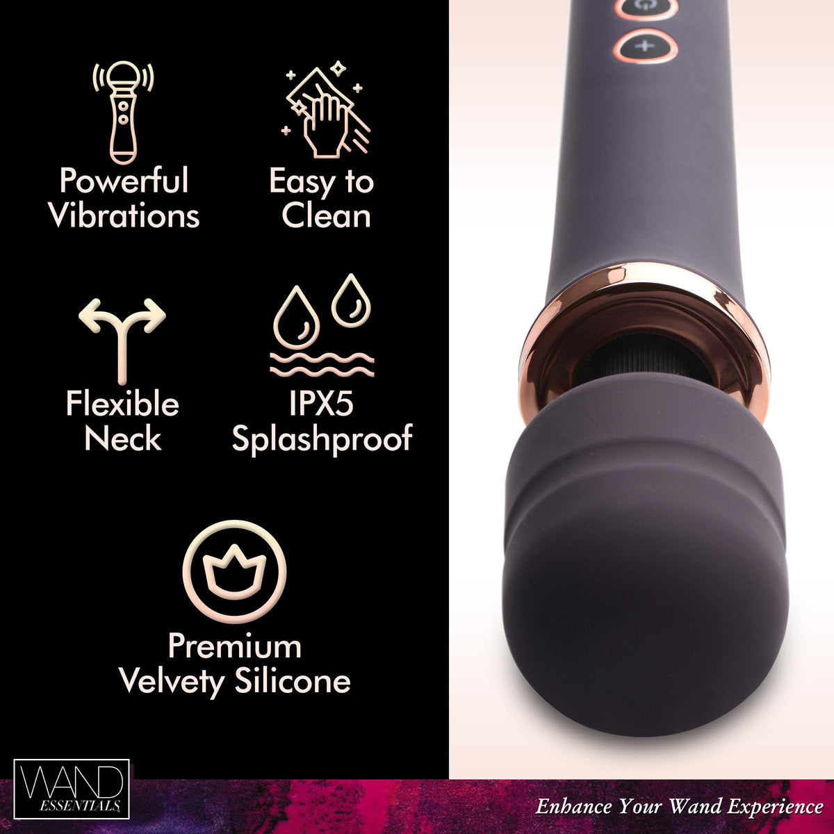 Wand Essentials 50X Scepter Silicone Wand Massager