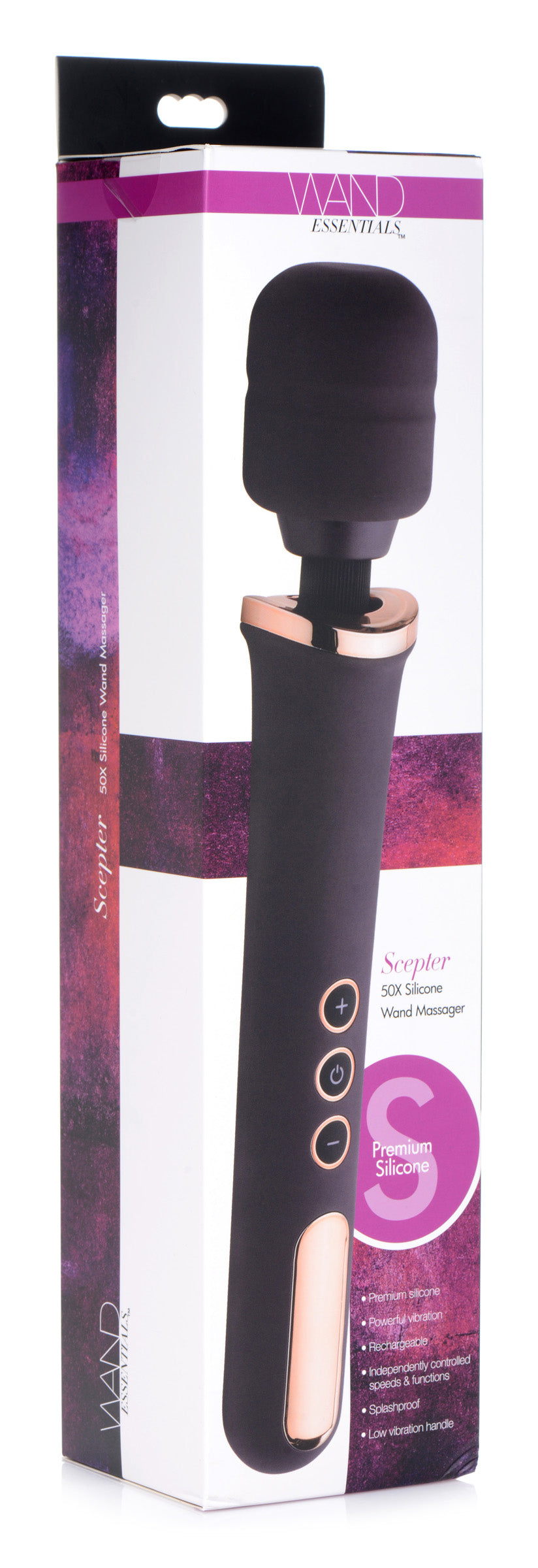Wand Essentials 50X Scepter Silicone Wand Massager