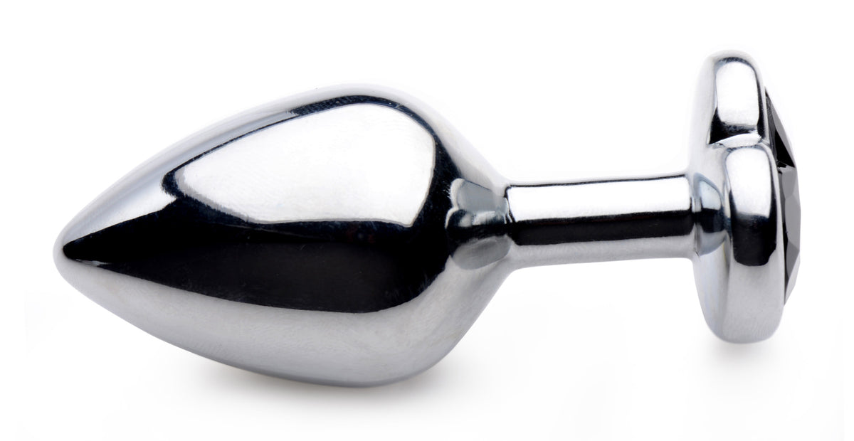Booty Sparks Black Heart Gem Anal Plug-Medium