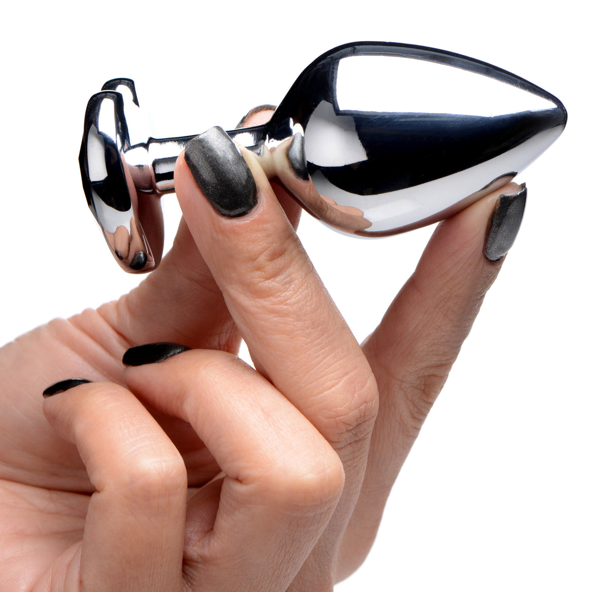 Booty Sparks Black Heart Gem Anal Plug-Medium