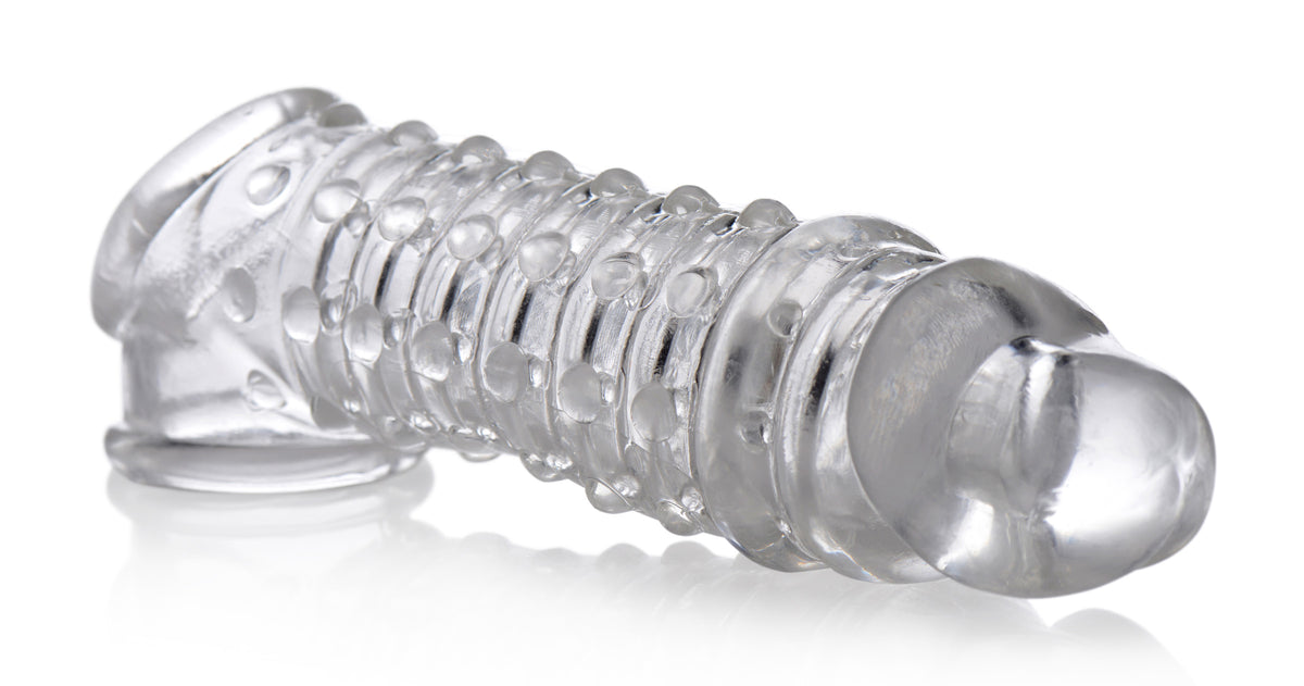 Size Matters Penis Enhancer Sleeve-Clear 1.5inch
