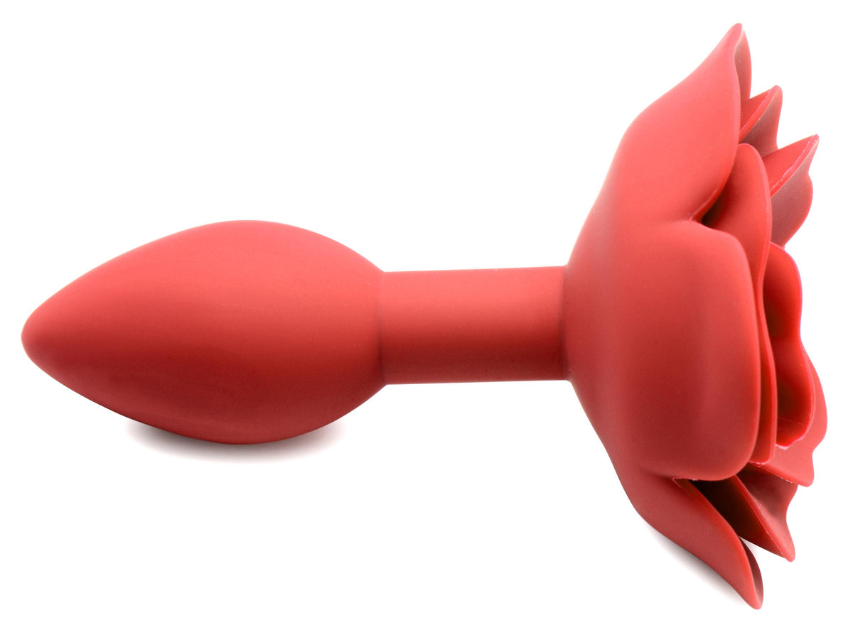Master Series Booty Bloom Silicone Rose Anal Plug Small