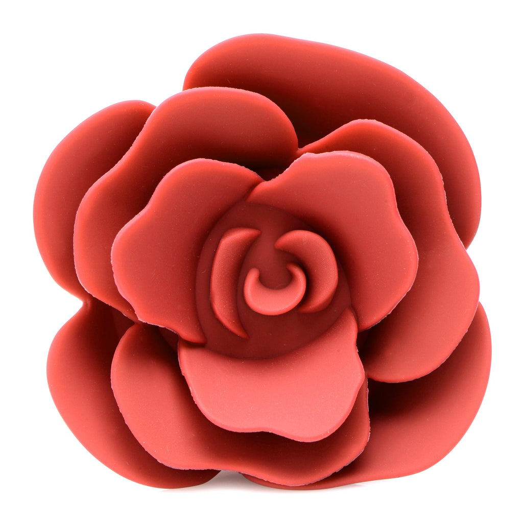 Master Series Booty Bloom Silicone Rose Anal Plug Small