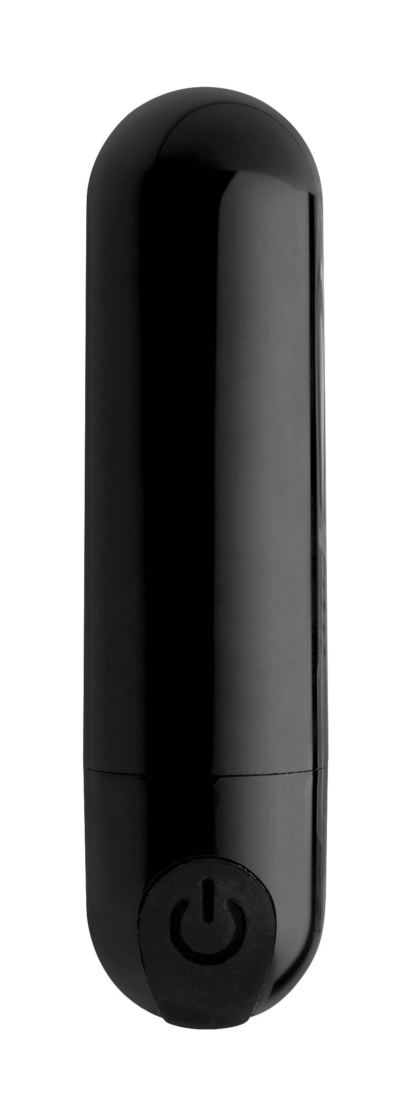 Bang! 10X Rechargeable Vibrating Metallic Bullet-Black