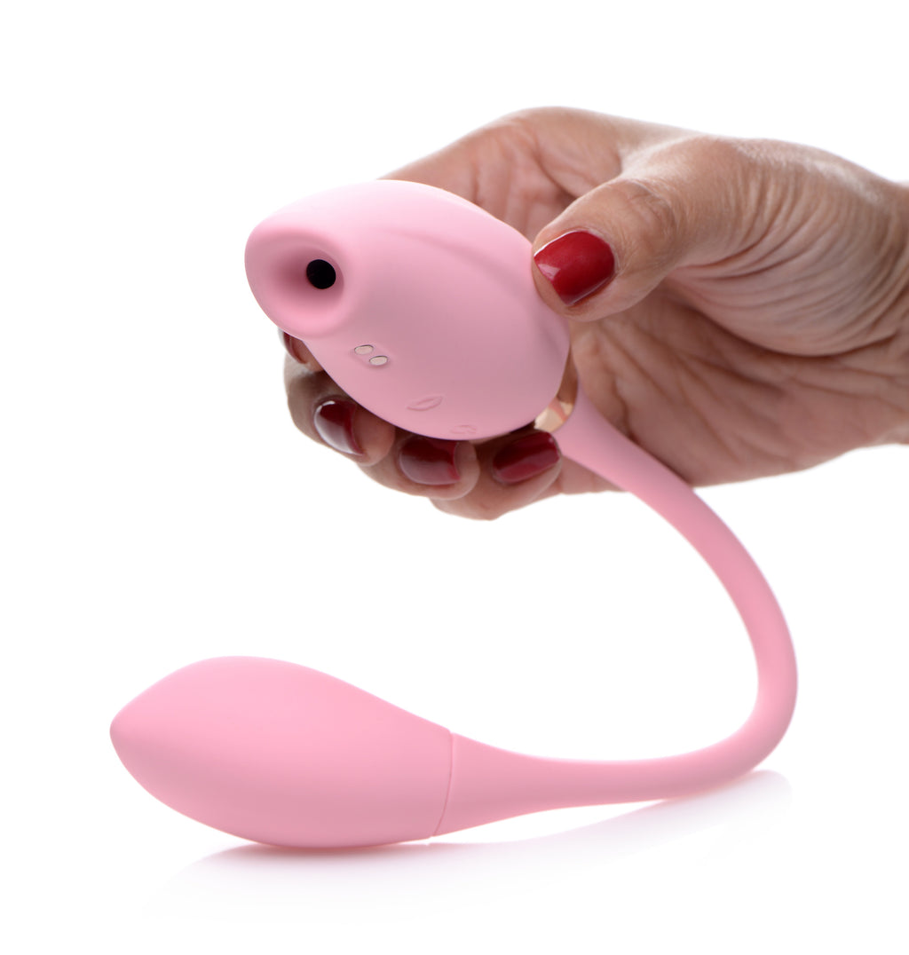 Shegasm 8x Tandem Plus Suction Clitoral Stimulator & Vibrating Egg