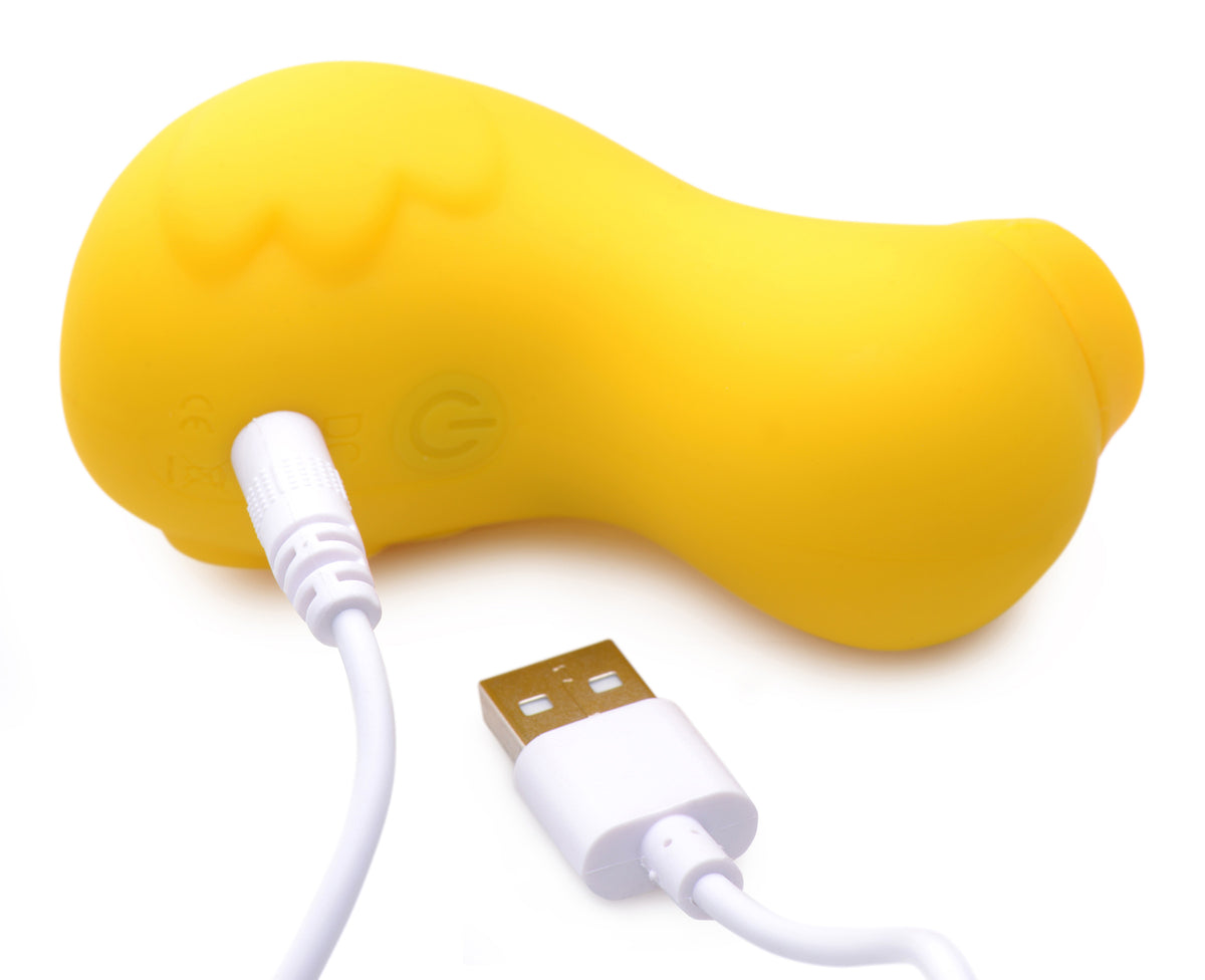 Shegasm Sucky Ducky 7x Clitoral Stimulator-Yellow