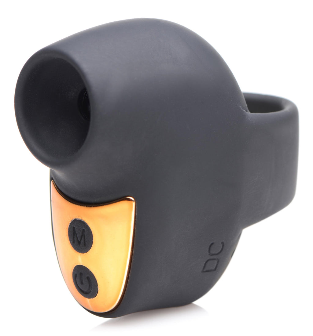 Shegasm Mini 12X Mini Silicone Clit Stimulator-Black