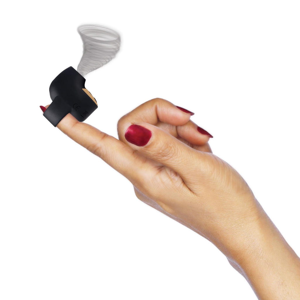 Shegasm Mini 12X Mini Silicone Clit Stimulator-Black