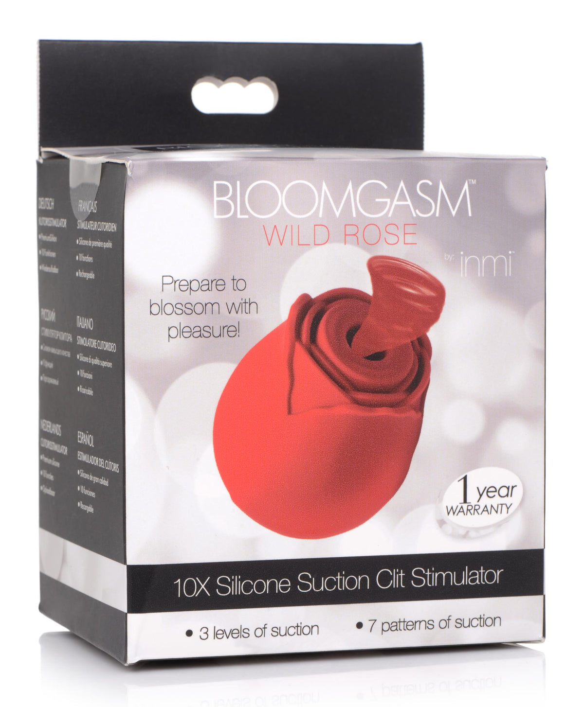 Inmi Bloomgasm Wild Rose 10x Clitoral Stimulator