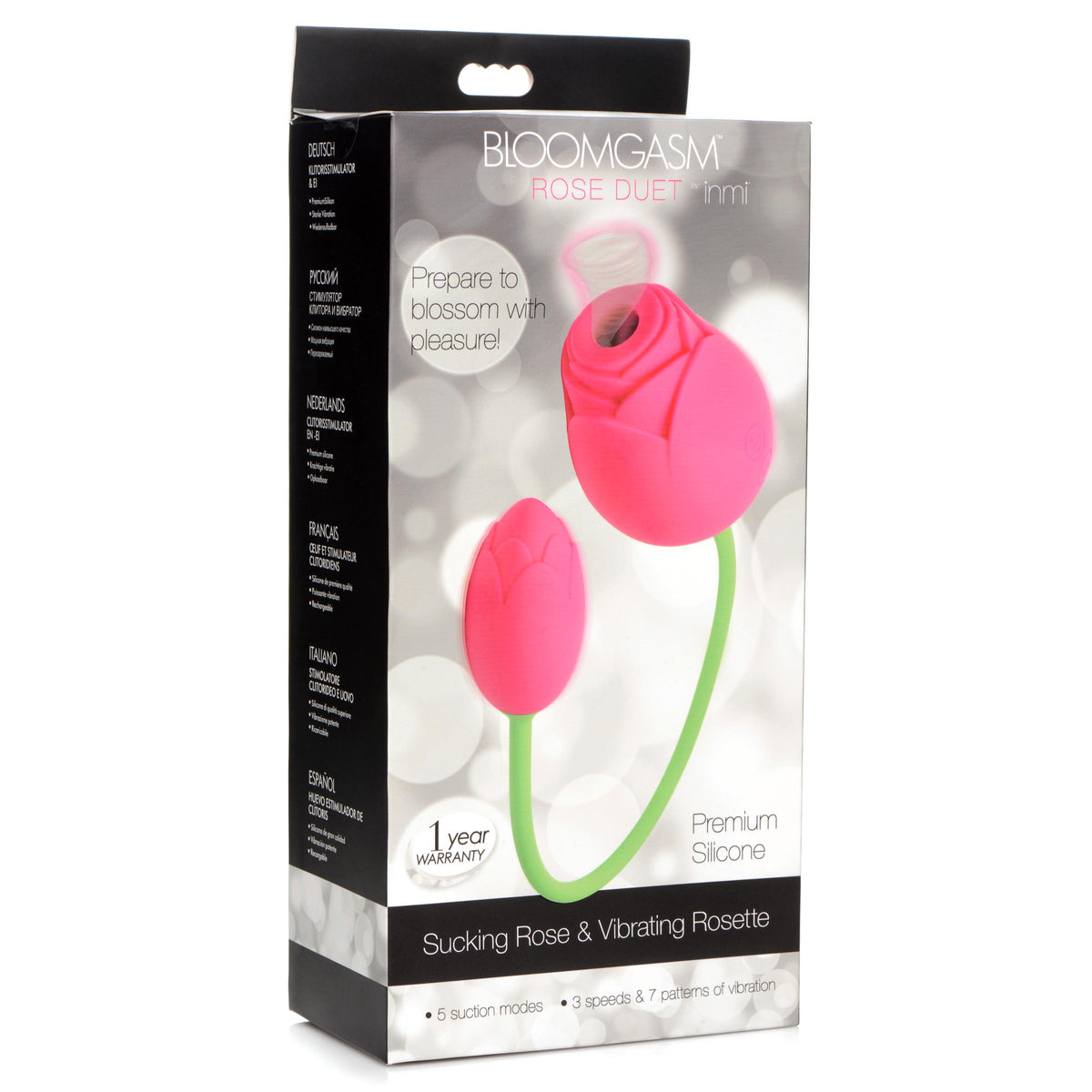 Bloomgasm Silicone 15x Sucking & Vibrating Rose
