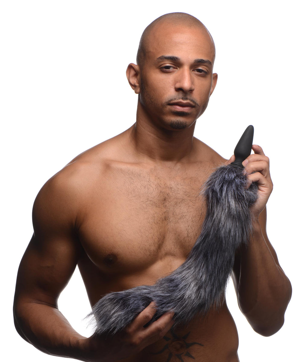 Tailz Silicone Anal Plug & 3 Interchangeable Tails