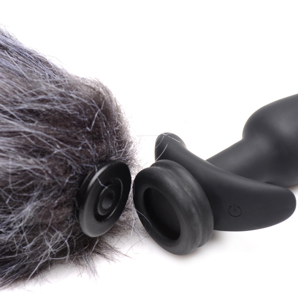 Tailz Vibrating Anal Plug & 3 Tails with Remote Control