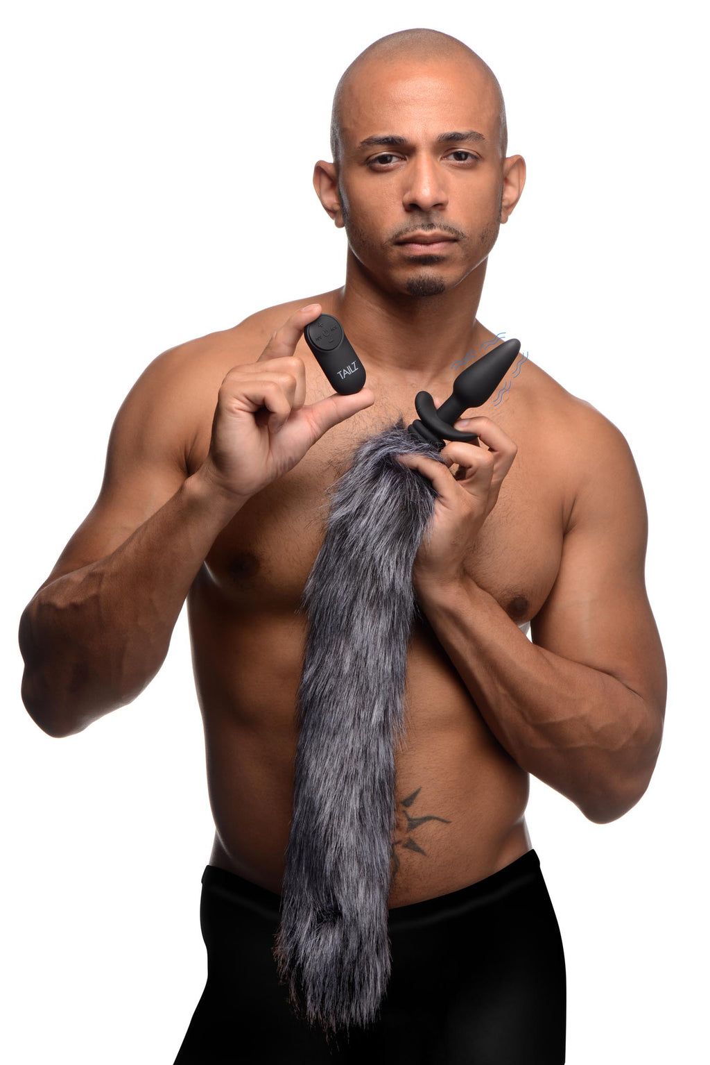 Tailz Vibrating Anal Plug & 3 Tails with Remote Control