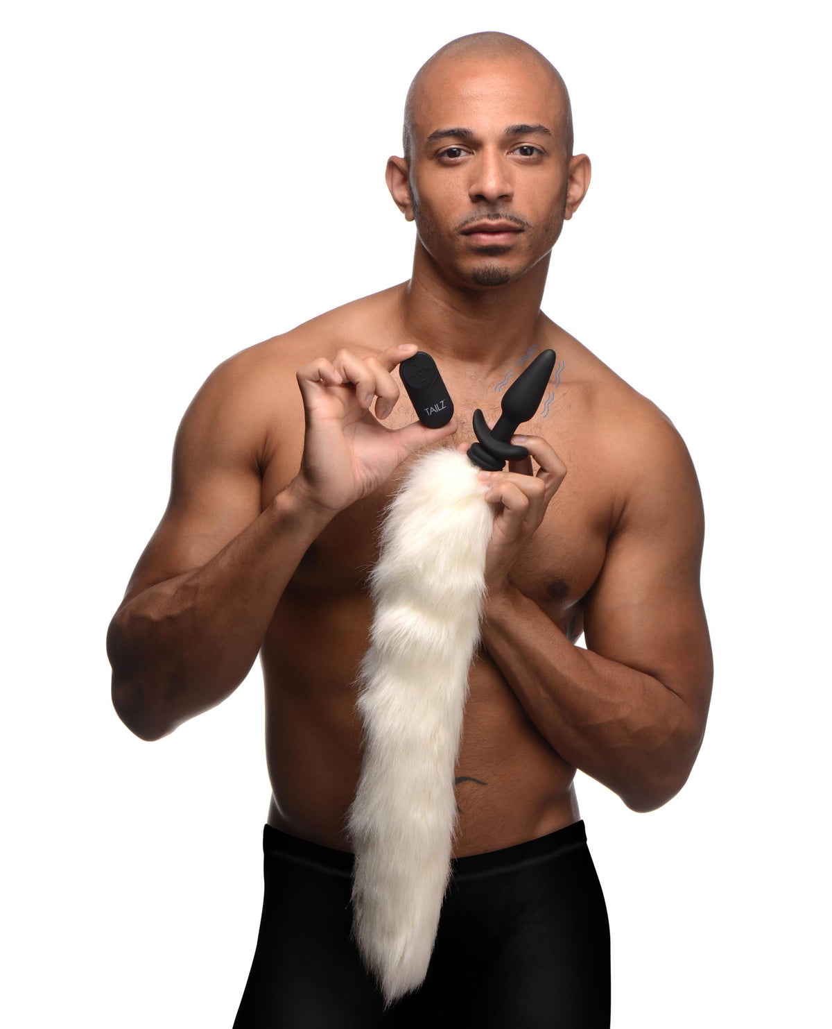 Tailz Vibrating Anal Plug & 3 Tails with Remote Control