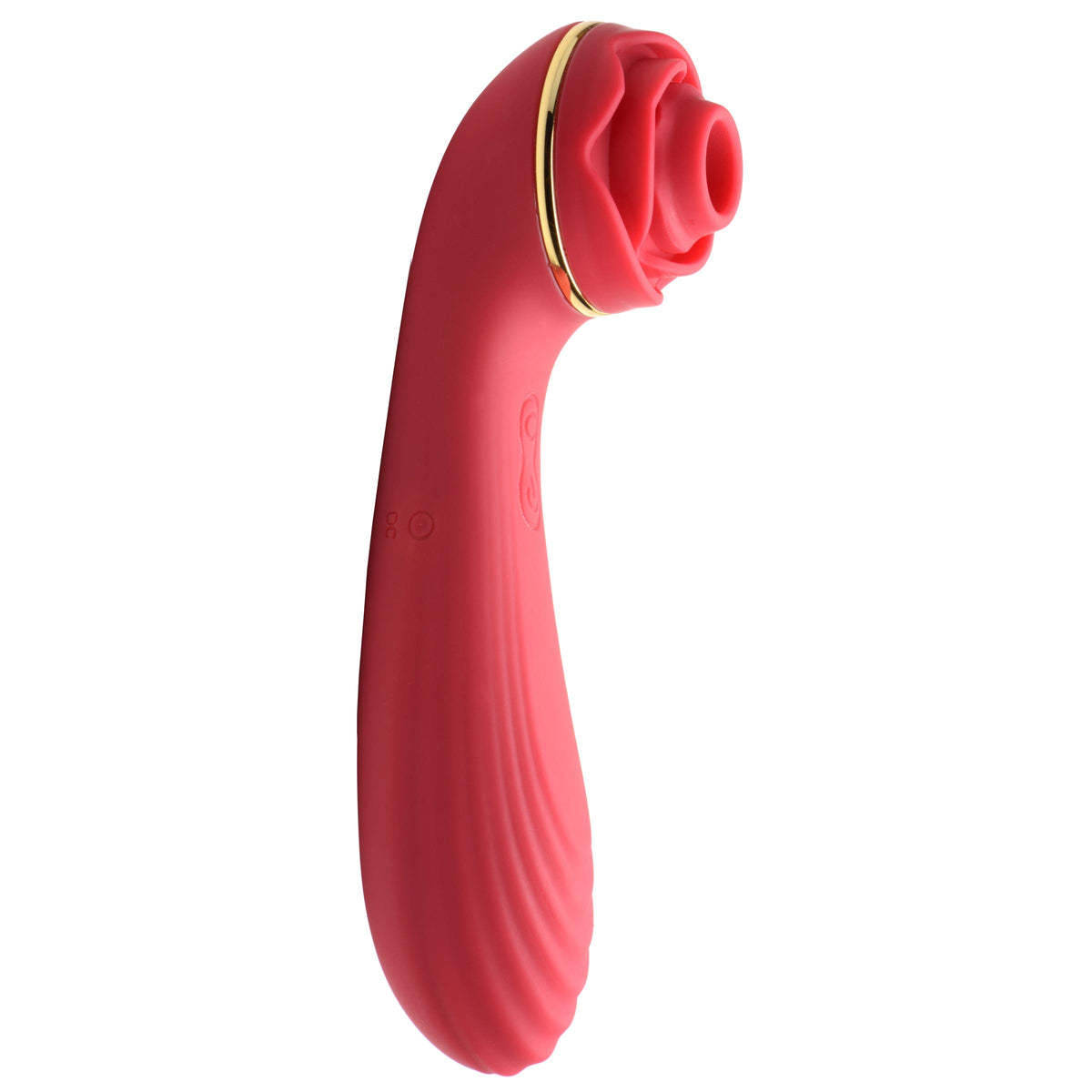 Bloomgasm Passion Petals 10X Silicone Suction Rose Vibrator-Red