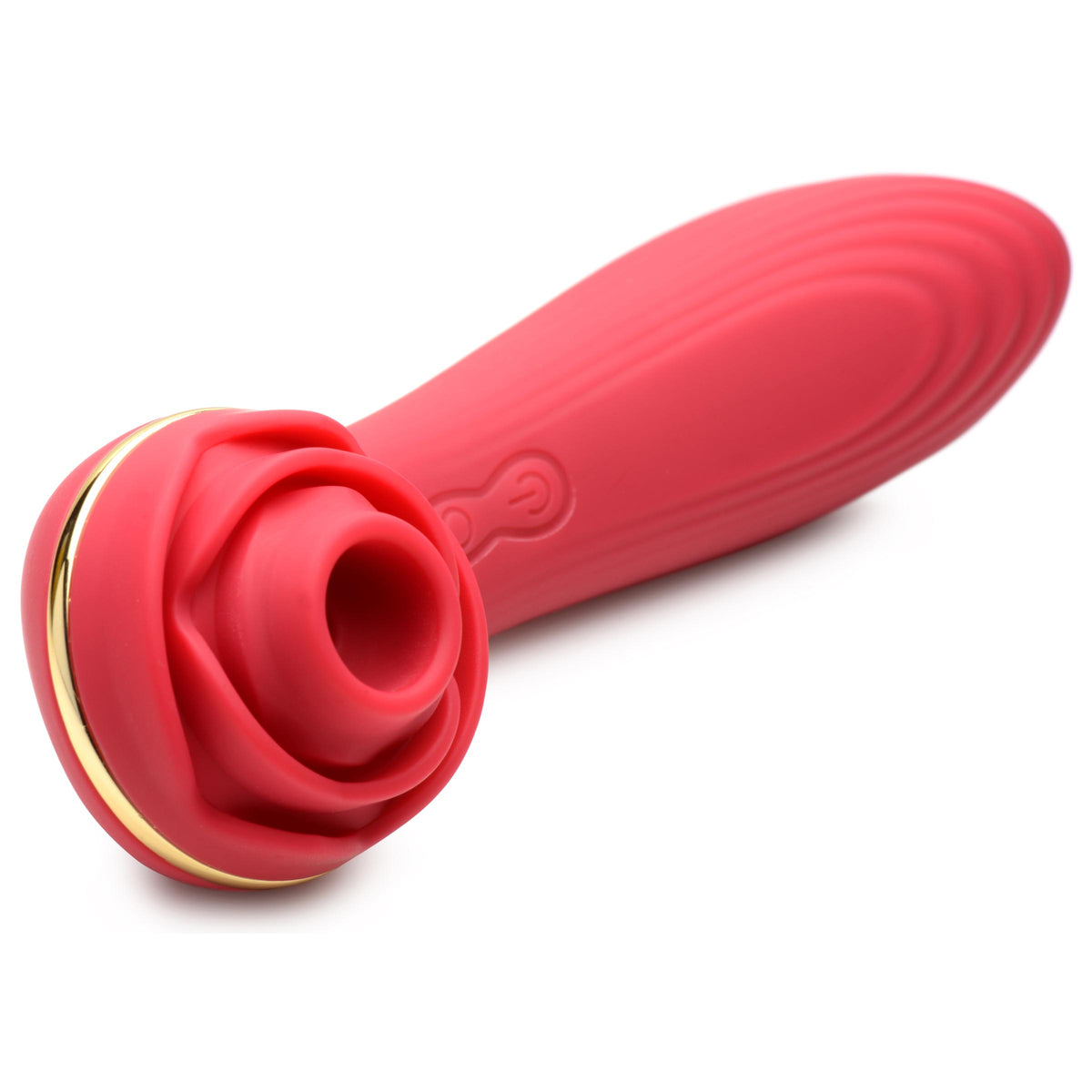 Bloomgasm Passion Petals 10X Silicone Suction Rose Vibrator-Red