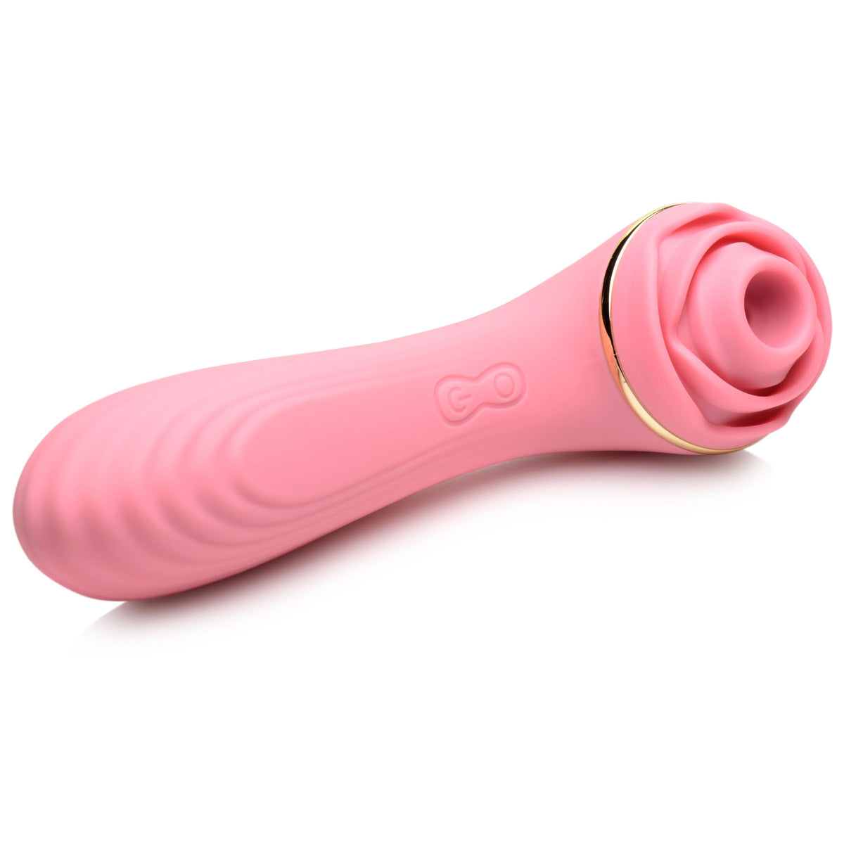 Bloomgasm Passion Petals 10X Silicone Suction Rose Vibrator-Pink