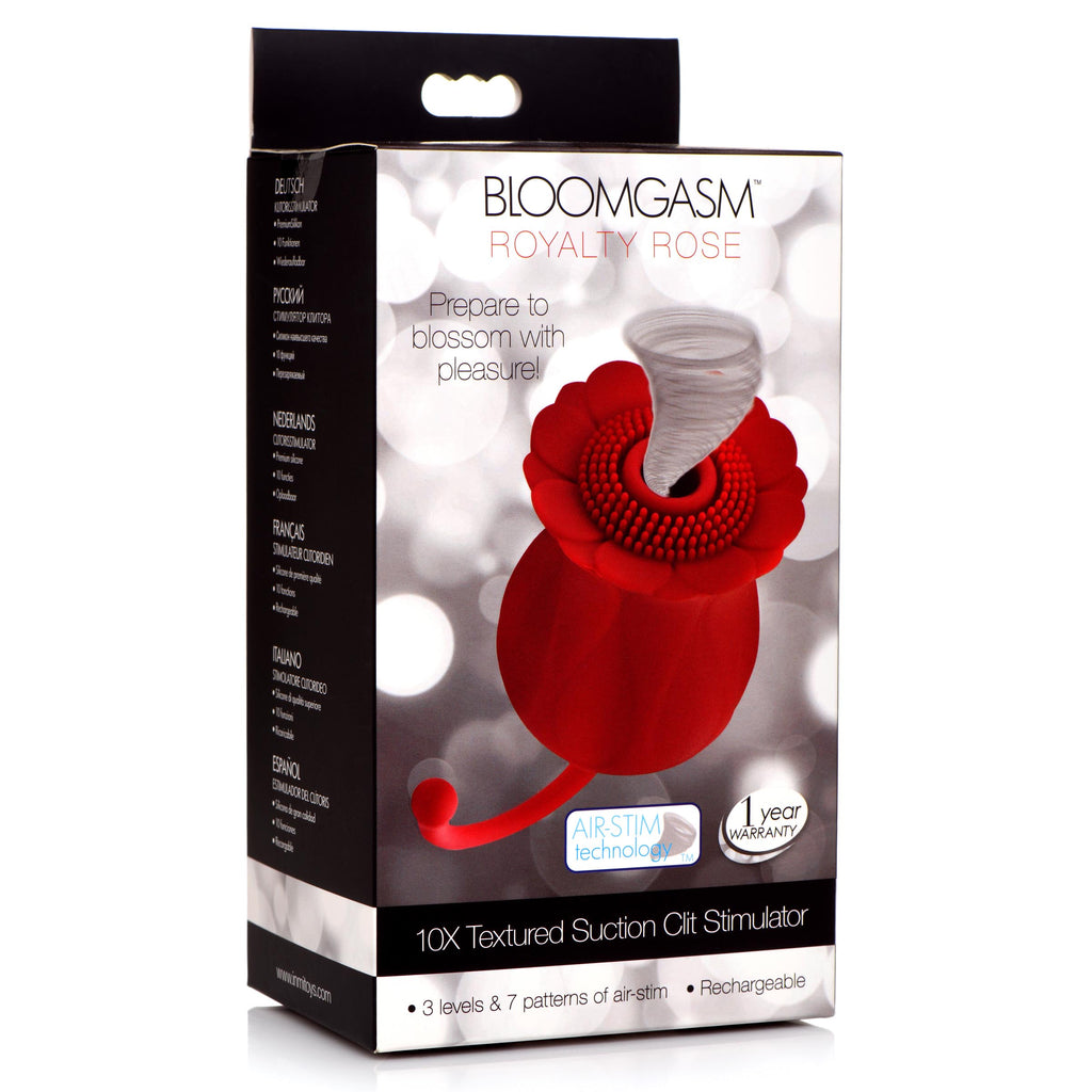Bloomgasm Royalty Rose Textured Suction Clit Stimulator